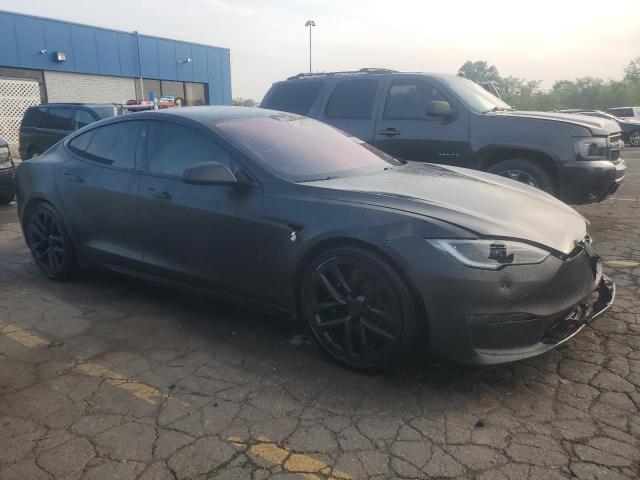 5YJSA1E50NF483336 - 2022 TESLA MODEL S CHARCOAL photo 4