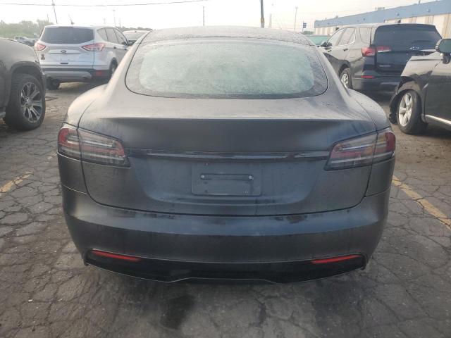 5YJSA1E50NF483336 - 2022 TESLA MODEL S CHARCOAL photo 6