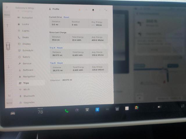 5YJSA1E50NF483336 - 2022 TESLA MODEL S CHARCOAL photo 9