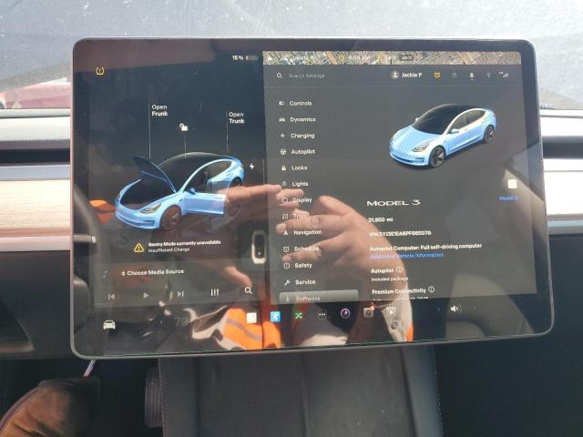 5YJ3E1EA6PF665079 - 2023 TESLA MODEL 3 GRAY photo 9