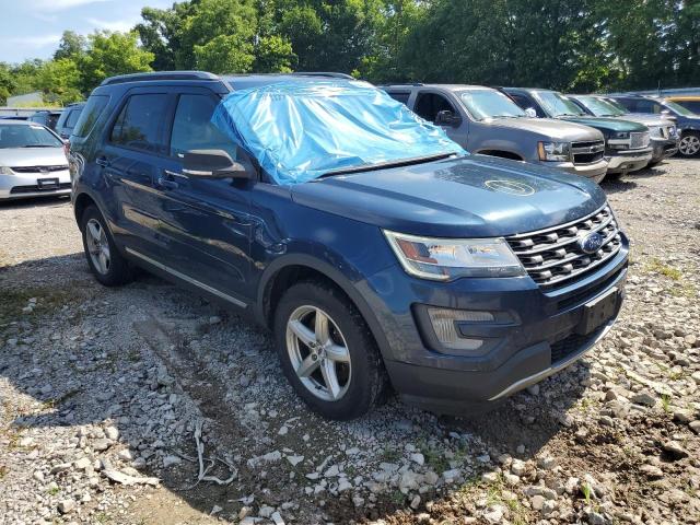 1FM5K8D82HGD73831 - 2017 FORD EXPLORER XLT BLUE photo 4