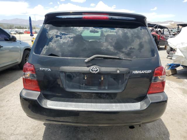 JTEGD21AX70157966 - 2007 TOYOTA HIGHLANDER BLACK photo 6