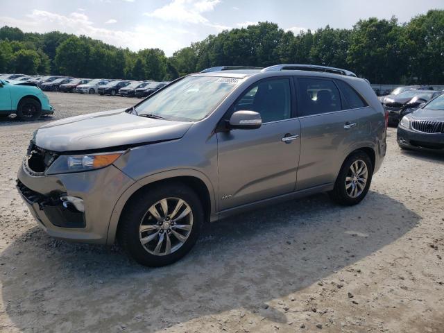 5XYKWDA20DG351392 - 2013 KIA SORENTO SX GRAY photo 1