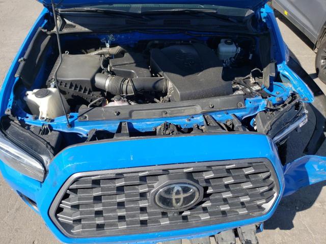 3TMCZ5AN4MM385589 - 2021 TOYOTA TACOMA DOUBLE CAB BLUE photo 11