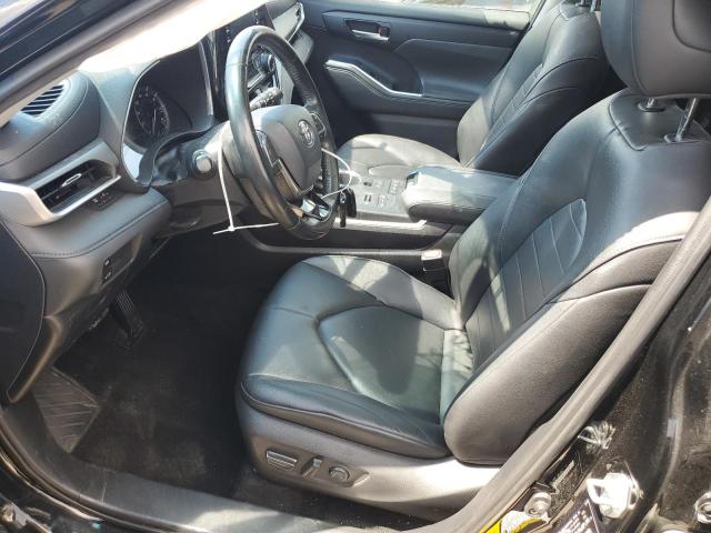 5TDGZRBH9LS510439 - 2020 TOYOTA HIGHLANDER XLE BLACK photo 7