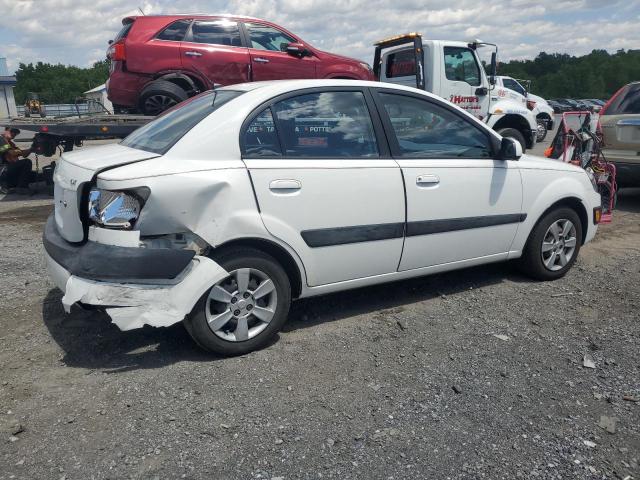 KNADE123X76261348 - 2007 KIA RIO BASE WHITE photo 3