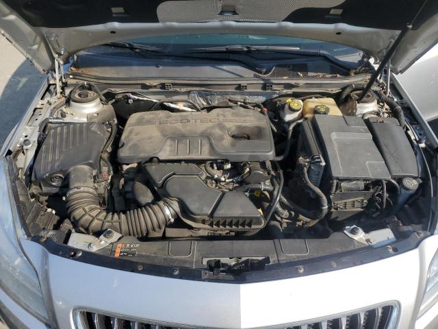 2G4GR5EK3C9156745 - 2012 BUICK REGAL SILVER photo 11