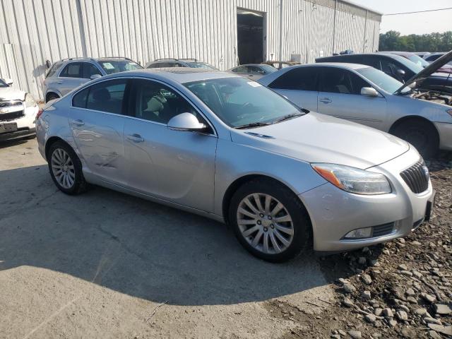 2G4GR5EK3C9156745 - 2012 BUICK REGAL SILVER photo 4
