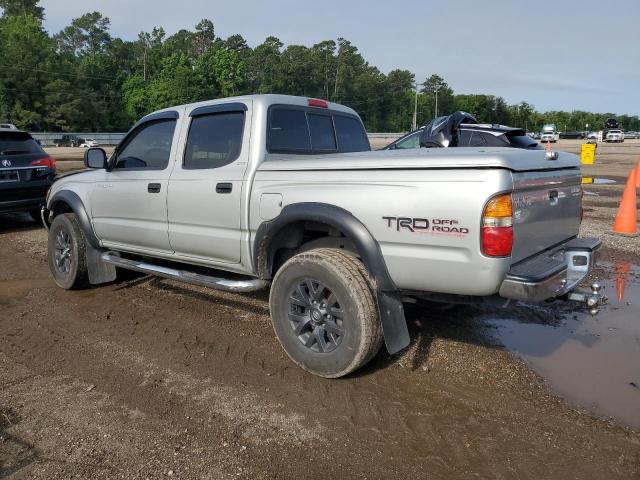5TEGN92N21Z801320 - 2001 TOYOTA TACOMA DOUBLE CAB PRERUNNER SILVER photo 2