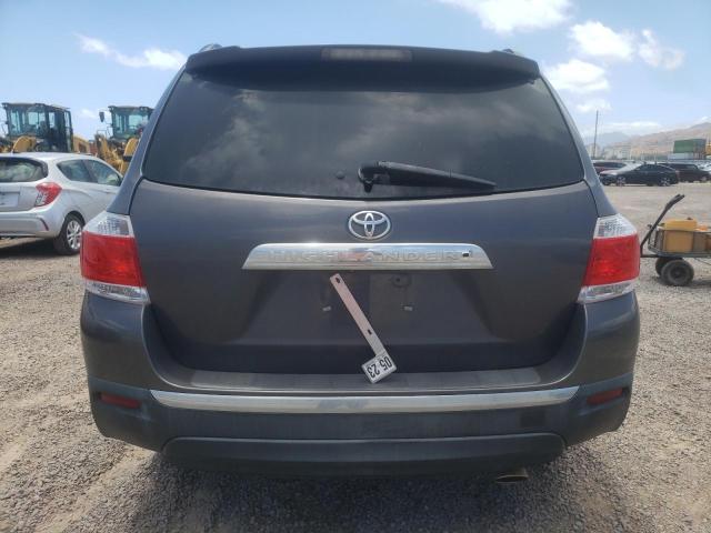 5TDZK3EH6BS030041 - 2011 TOYOTA HIGHLANDER BASE GRAY photo 6