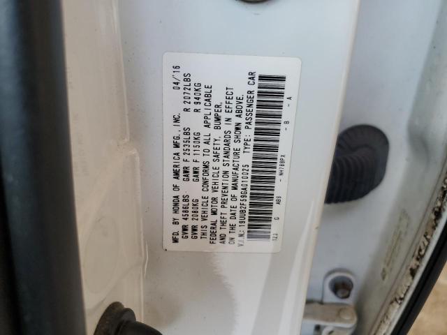 19UUB2F59GA010025 - 2016 ACURA TLX TECH WHITE photo 12
