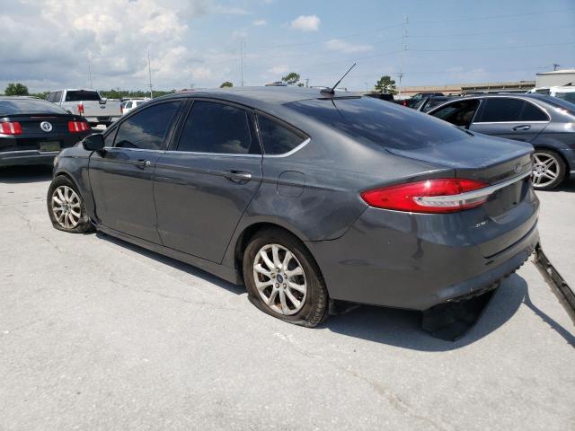 3FA6P0G72HR184612 - 2017 FORD FUSION S GRAY photo 2