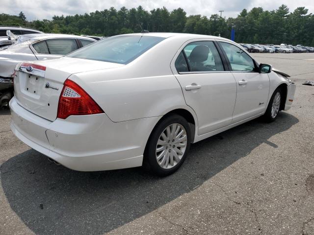 3FADP0L38AR221291 - 2010 FORD FUSION HYBRID WHITE photo 3