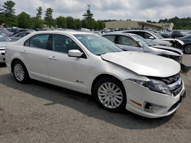 3FADP0L38AR221291 - 2010 FORD FUSION HYBRID WHITE photo 4