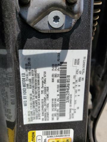 3LN6L2J94GR618518 - 2016 LINCOLN MKZ GRAY photo 13