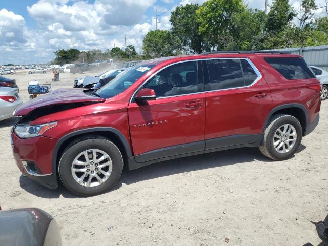 1GNERGKWXKJ207960 - 2019 CHEVROLET TRAVERSE LT RED photo 1