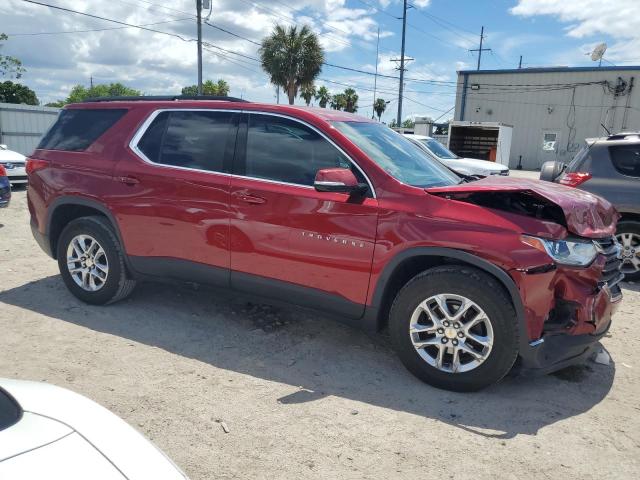 1GNERGKWXKJ207960 - 2019 CHEVROLET TRAVERSE LT RED photo 4