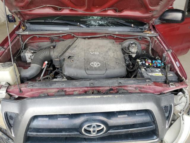 5TELU42N08Z557682 - 2008 TOYOTA TACOMA DOUBLE CAB წითელი ფოტო 11