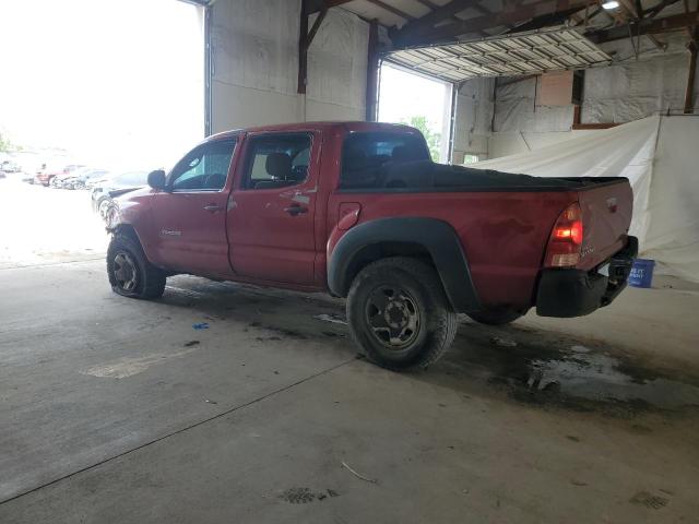 5TELU42N08Z557682 - 2008 TOYOTA TACOMA DOUBLE CAB წითელი ფოტო 2