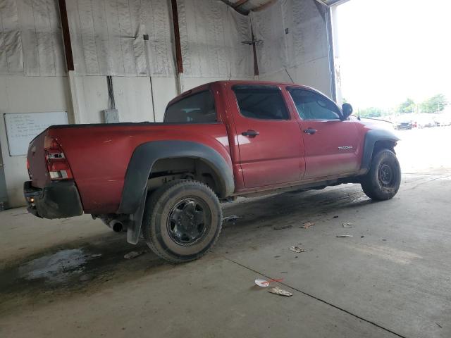 5TELU42N08Z557682 - 2008 TOYOTA TACOMA DOUBLE CAB წითელი ფოტო 3