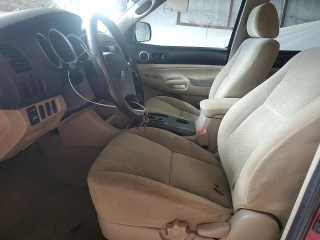 5TELU42N08Z557682 - 2008 TOYOTA TACOMA DOUBLE CAB წითელი ფოტო 7