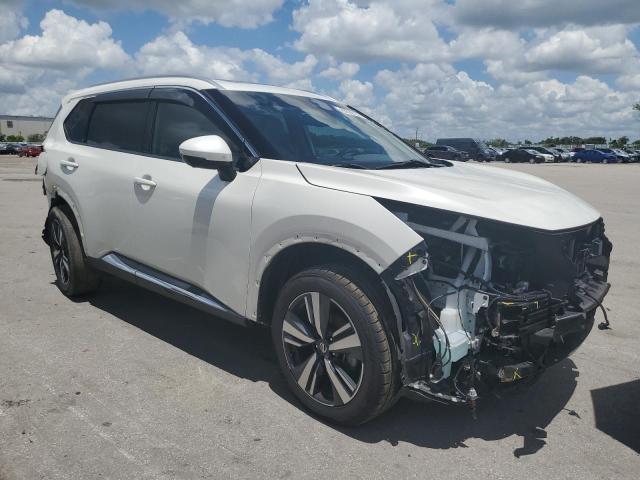 5N1AT3CA7MC679654 - 2021 NISSAN ROGUE SL WHITE photo 4