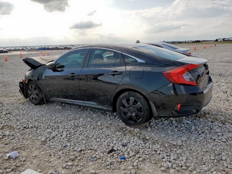 19XFC2F60LE003937 - 2020 HONDA CIVIC LX BLACK photo 2