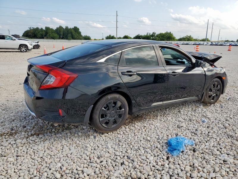 19XFC2F60LE003937 - 2020 HONDA CIVIC LX BLACK photo 3