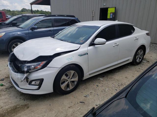 KNAGM4AD9G5092604 - 2016 KIA OPTIMA HYBRID WHITE photo 1