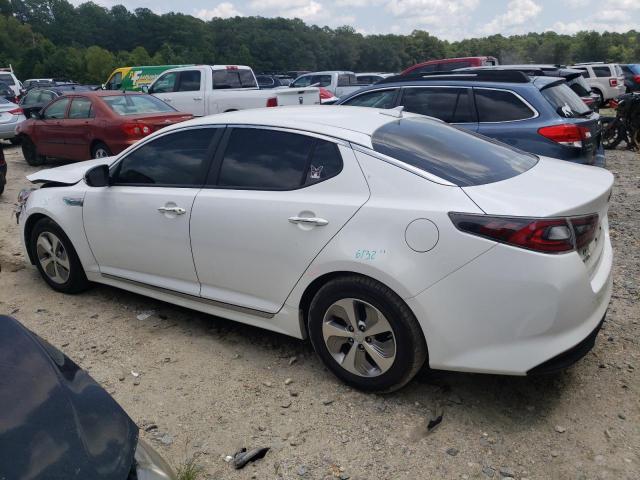 KNAGM4AD9G5092604 - 2016 KIA OPTIMA HYBRID WHITE photo 2