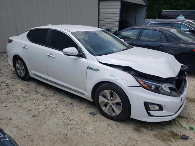 KNAGM4AD9G5092604 - 2016 KIA OPTIMA HYBRID WHITE photo 4