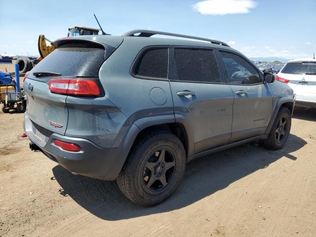 1C4PJMBS0EW188931 - 2014 JEEP CHEROKEE TRAILHAWK ნაცრისფერი ფოტო 3