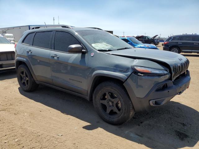 1C4PJMBS0EW188931 - 2014 JEEP CHEROKEE TRAILHAWK ნაცრისფერი ფოტო 4
