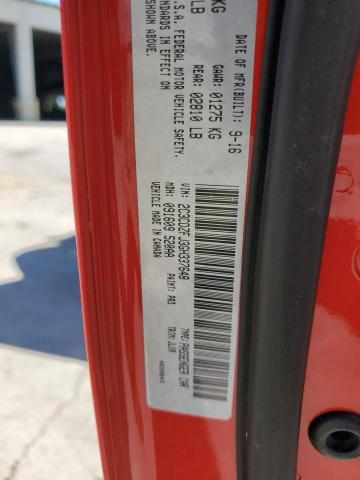 2C3CDZFJ3GH337648 - 2016 DODGE CHALLENGER R/T SCAT PACK RED photo 12