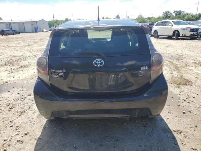 JTDKDTB38D1531615 - 2013 TOYOTA PRIUS C BLACK photo 6