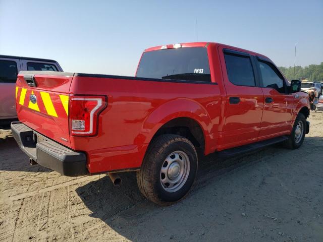 1FTEW1EFXGFD21218 - 2016 FORD F150 SUPERCREW RED photo 3