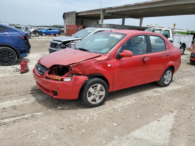 KL1TD52655B495931 - 2005 CHEVROLET AVEO BASE RED photo 1