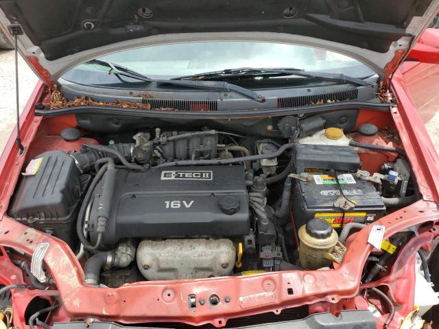 KL1TD52655B495931 - 2005 CHEVROLET AVEO BASE RED photo 11