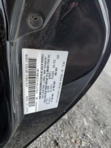 JM1NB3531Y0147945 - 2000 MAZDA MX-5 MIATA BASE BLACK photo 12