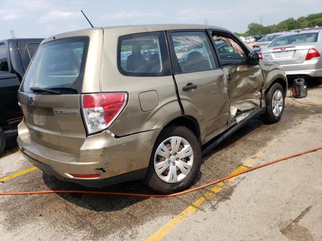 JF2SH61679H724131 - 2009 SUBARU FORESTER 2.5X TAN photo 3