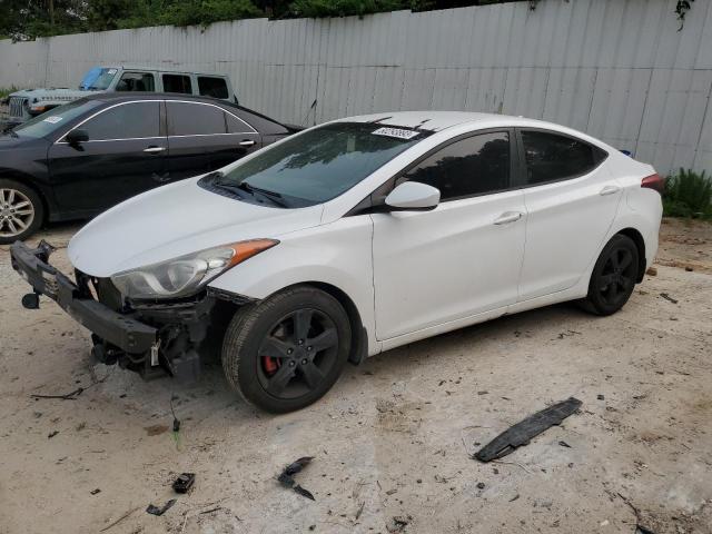 5NPDH4AE7DH298826 - 2013 HYUNDAI ELANTRA GLS WHITE photo 1