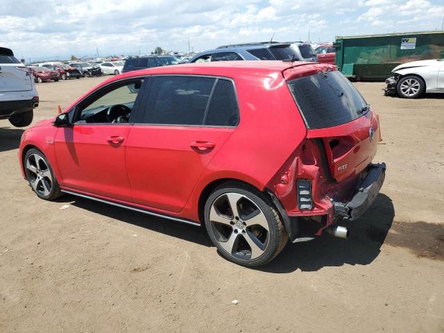 3VW5T7AU3FM079612 - 2015 VOLKSWAGEN GTI RED photo 2