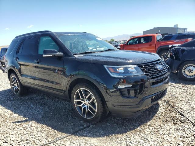 1FM5K8GT6KGB53616 - 2019 FORD EXPLORER SPORT BLACK photo 4