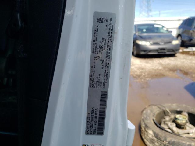 1C4JJXP66MW787625 - 2021 JEEP WRANGLER U SAHARA 4XE WHITE photo 13