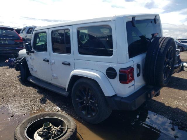 1C4JJXP66MW787625 - 2021 JEEP WRANGLER U SAHARA 4XE WHITE photo 2