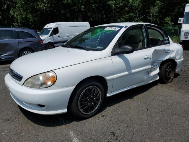 KNADC123726185618 - 2002 KIA RIO WHITE photo 1