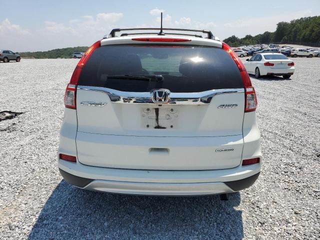 5J6RM4H90FL127340 - 2015 HONDA CR-V TOURING WHITE photo 6