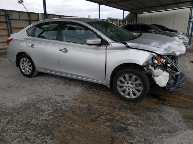 3N1AB7AP6HL641660 - 2017 NISSAN SENTRA S SILVER photo 4