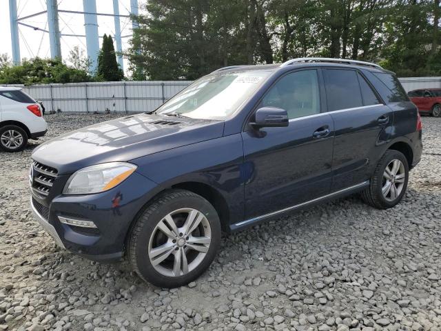 4JGDA5HB9FA467210 - 2015 MERCEDES-BENZ ML 350 4MATIC BLUE photo 1