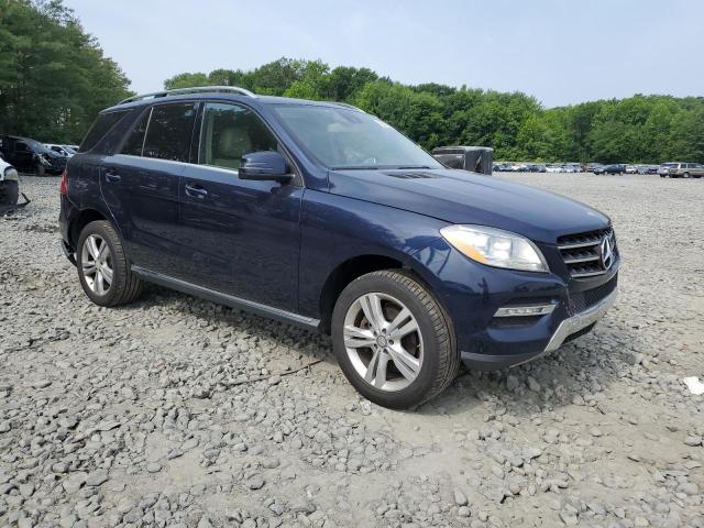 4JGDA5HB9FA467210 - 2015 MERCEDES-BENZ ML 350 4MATIC BLUE photo 4